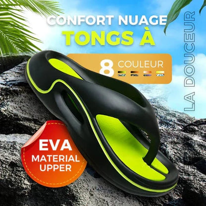 Tongs relax+ - Amorti moelleux, marche légère