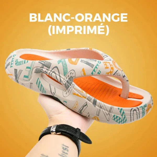 Tongs relax+ - Amorti moelleux, marche légère