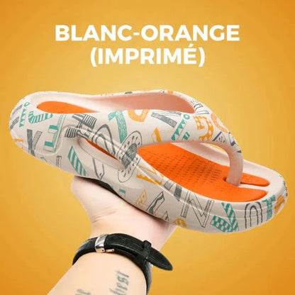 Tongs relax+ - Amorti moelleux, marche légère