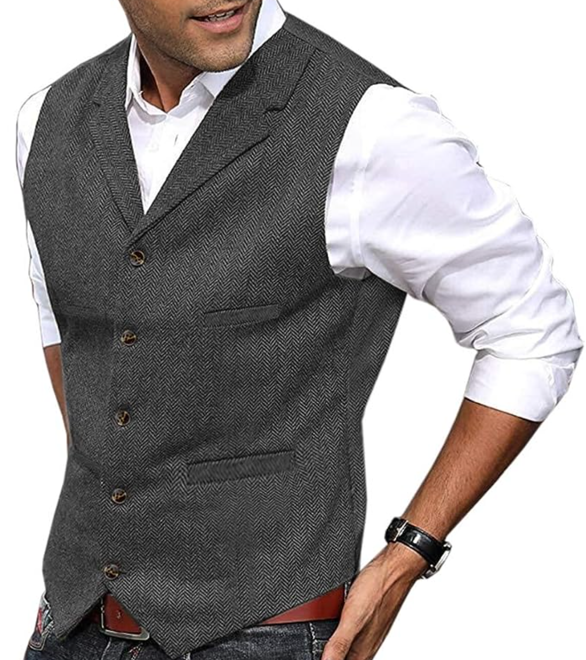 DAVID™ | Gilet Vintage classique