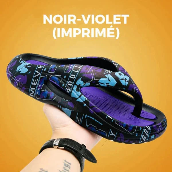 Tongs relax+ - Amorti moelleux, marche légère